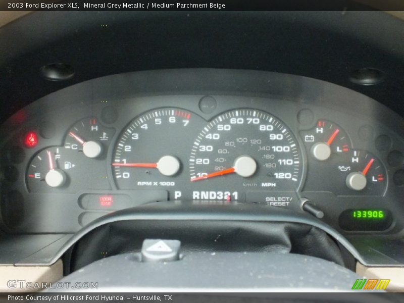 Mineral Grey Metallic / Medium Parchment Beige 2003 Ford Explorer XLS