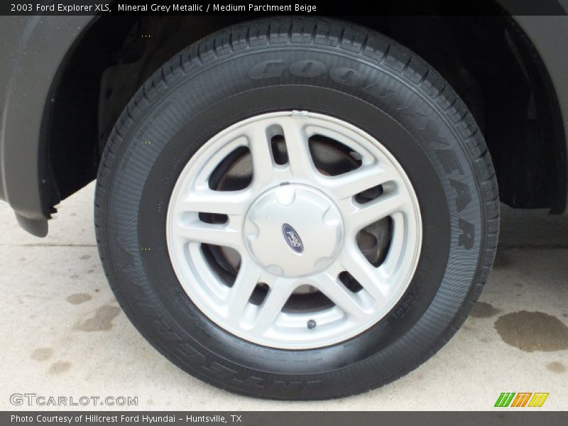Mineral Grey Metallic / Medium Parchment Beige 2003 Ford Explorer XLS