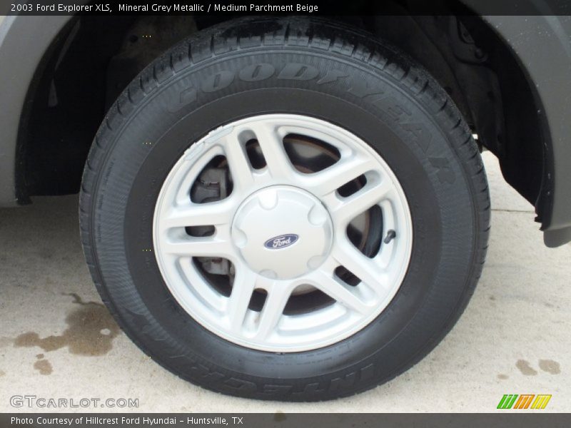 Mineral Grey Metallic / Medium Parchment Beige 2003 Ford Explorer XLS