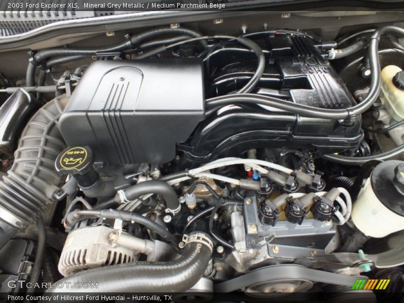 Mineral Grey Metallic / Medium Parchment Beige 2003 Ford Explorer XLS
