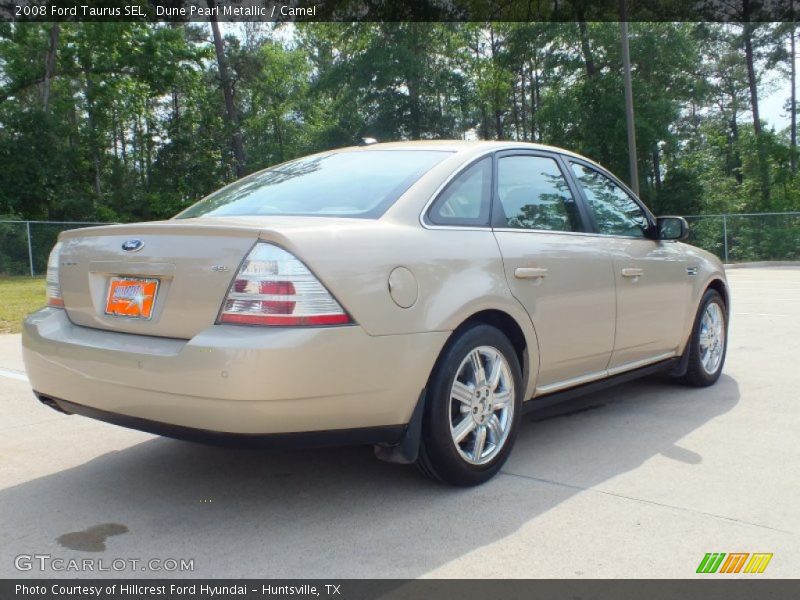 Dune Pearl Metallic / Camel 2008 Ford Taurus SEL