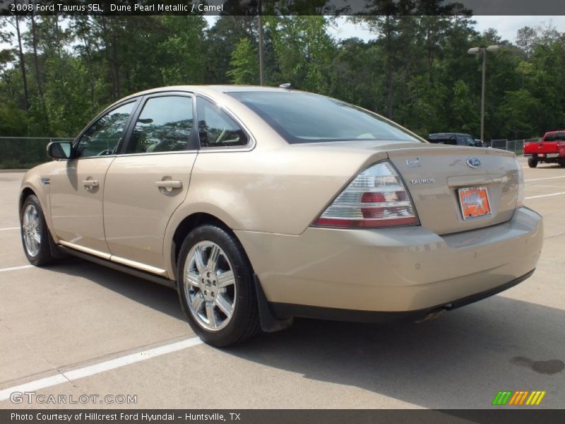 Dune Pearl Metallic / Camel 2008 Ford Taurus SEL