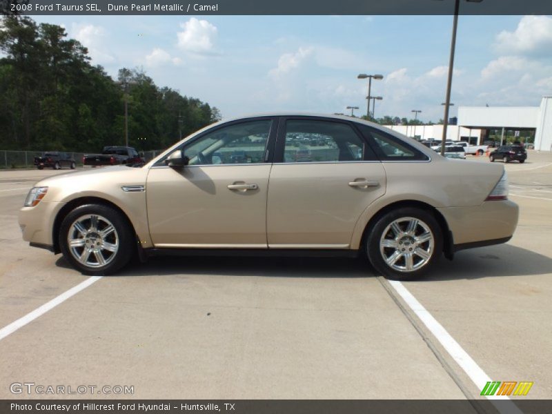 Dune Pearl Metallic / Camel 2008 Ford Taurus SEL