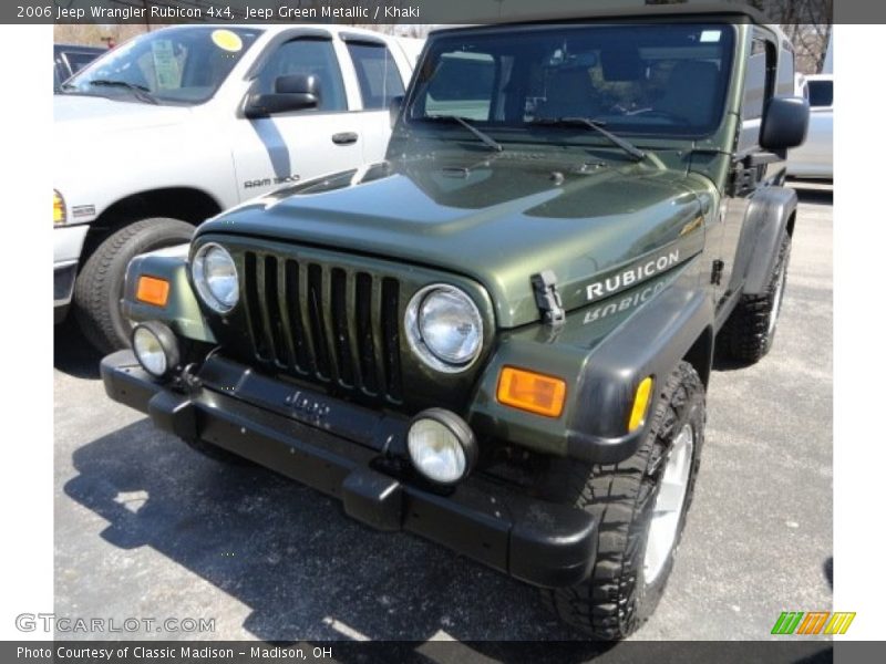 Jeep Green Metallic / Khaki 2006 Jeep Wrangler Rubicon 4x4