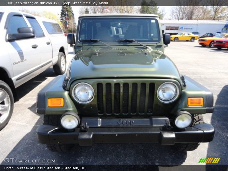 Jeep Green Metallic / Khaki 2006 Jeep Wrangler Rubicon 4x4