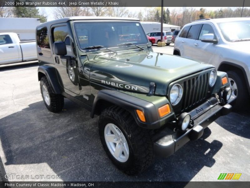 Jeep Green Metallic / Khaki 2006 Jeep Wrangler Rubicon 4x4
