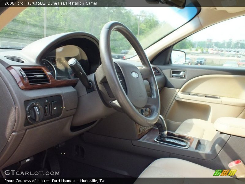 Dune Pearl Metallic / Camel 2008 Ford Taurus SEL