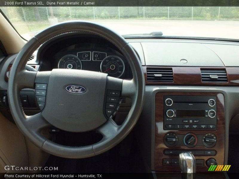 Dune Pearl Metallic / Camel 2008 Ford Taurus SEL