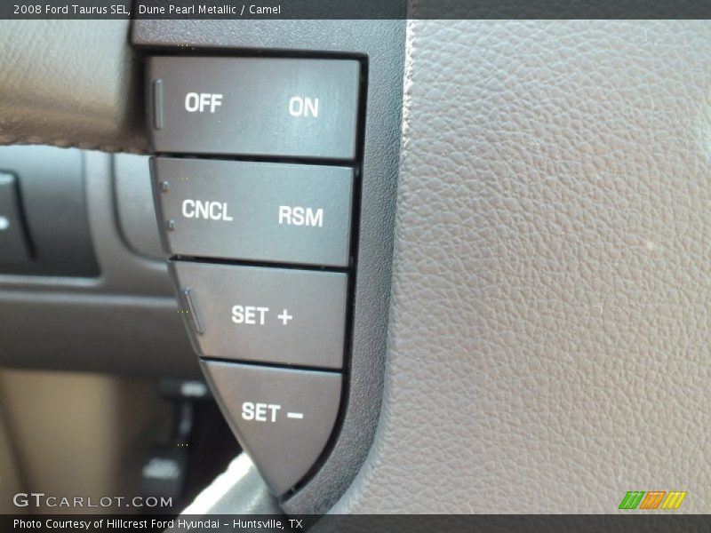 Dune Pearl Metallic / Camel 2008 Ford Taurus SEL