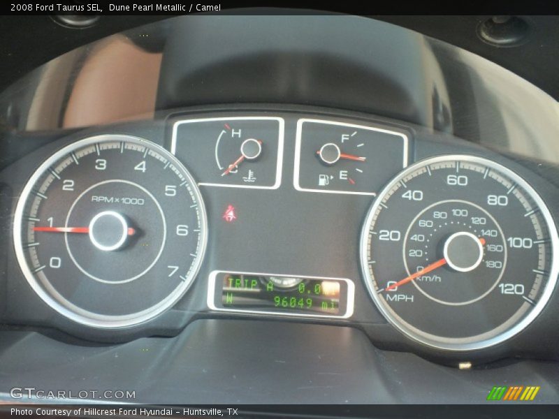 Dune Pearl Metallic / Camel 2008 Ford Taurus SEL
