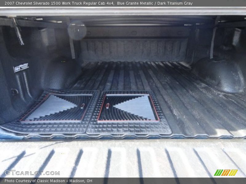 Blue Granite Metallic / Dark Titanium Gray 2007 Chevrolet Silverado 1500 Work Truck Regular Cab 4x4
