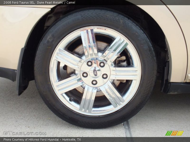 Dune Pearl Metallic / Camel 2008 Ford Taurus SEL