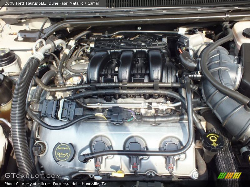 Dune Pearl Metallic / Camel 2008 Ford Taurus SEL