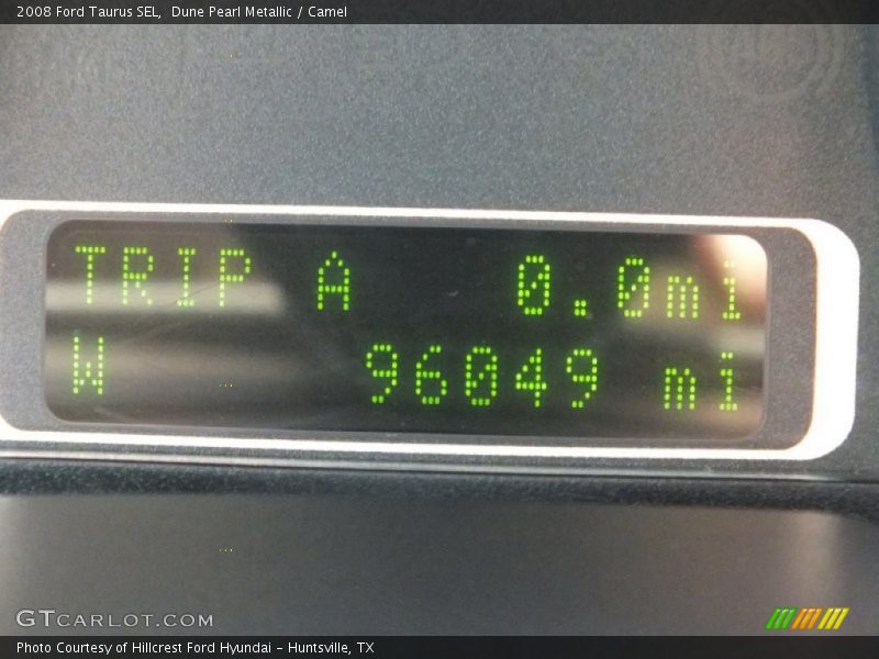 Dune Pearl Metallic / Camel 2008 Ford Taurus SEL