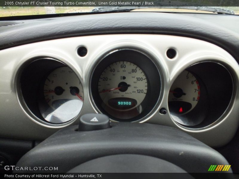 Linen Gold Metallic Pearl / Black 2005 Chrysler PT Cruiser Touring Turbo Convertible
