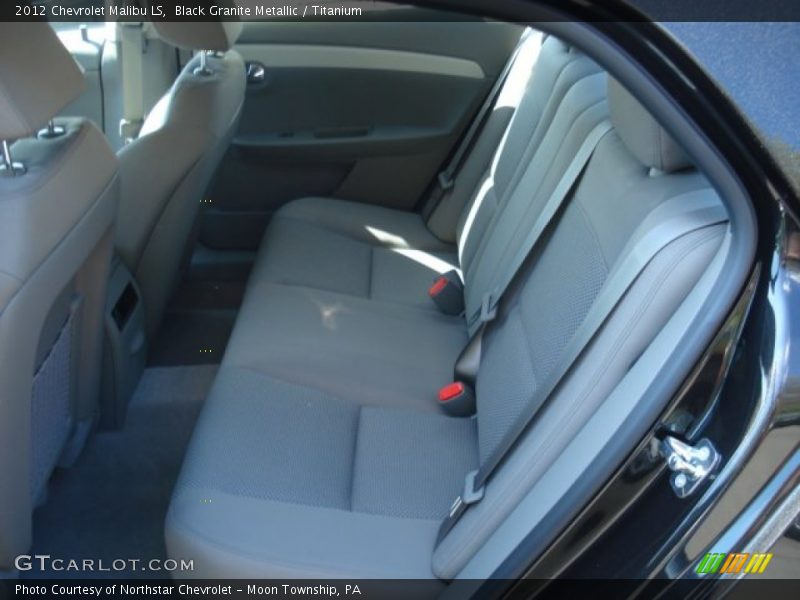 Black Granite Metallic / Titanium 2012 Chevrolet Malibu LS