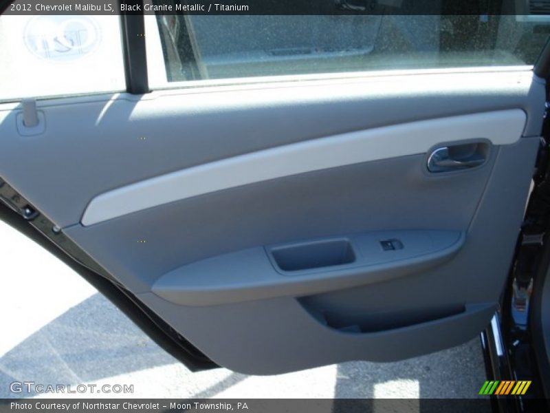 Black Granite Metallic / Titanium 2012 Chevrolet Malibu LS