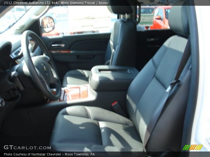 White Diamond Tricoat / Ebony 2012 Chevrolet Avalanche LTZ 4x4