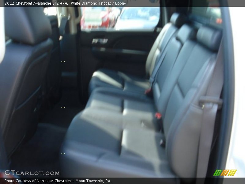 White Diamond Tricoat / Ebony 2012 Chevrolet Avalanche LTZ 4x4