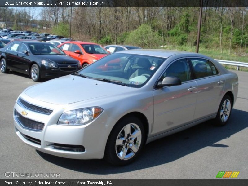 Silver Ice Metallic / Titanium 2012 Chevrolet Malibu LT