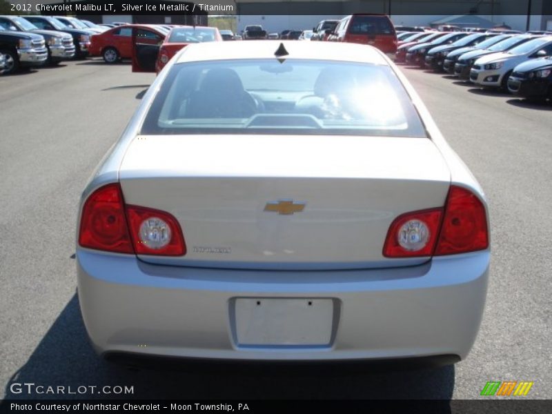 Silver Ice Metallic / Titanium 2012 Chevrolet Malibu LT