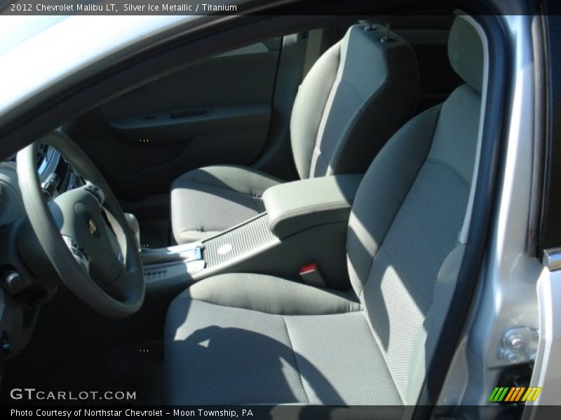 Silver Ice Metallic / Titanium 2012 Chevrolet Malibu LT