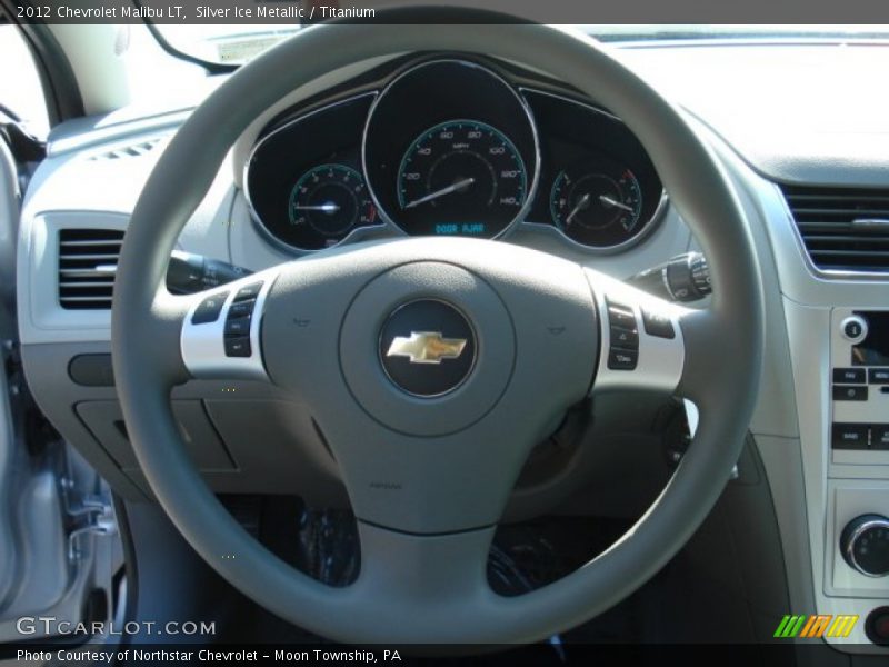 Silver Ice Metallic / Titanium 2012 Chevrolet Malibu LT