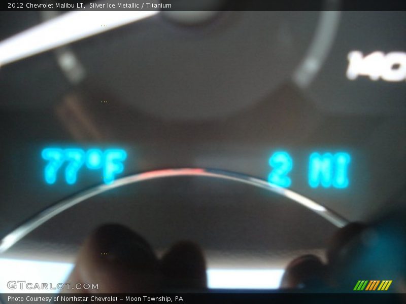 Silver Ice Metallic / Titanium 2012 Chevrolet Malibu LT