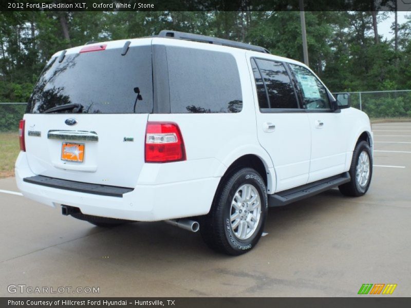 Oxford White / Stone 2012 Ford Expedition XLT