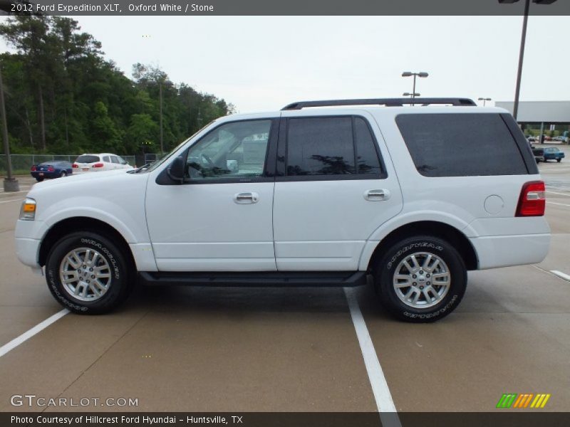 Oxford White / Stone 2012 Ford Expedition XLT