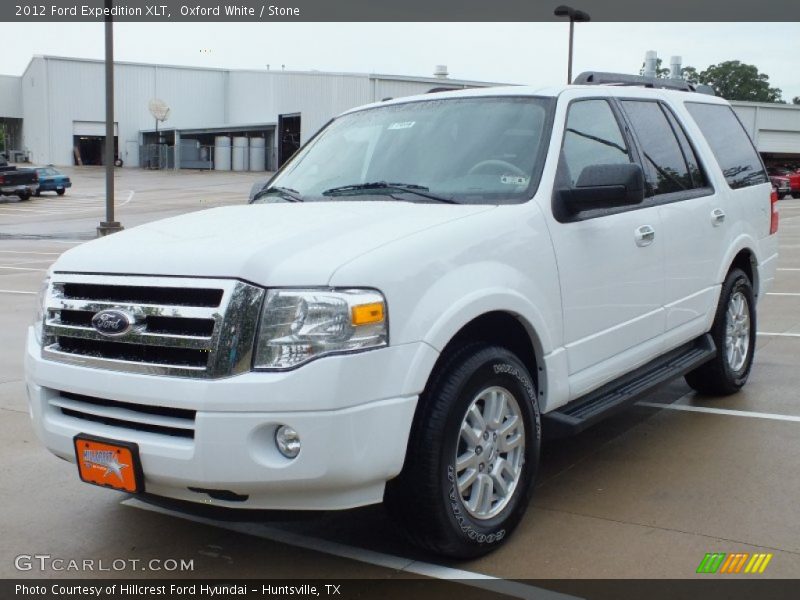 Oxford White / Stone 2012 Ford Expedition XLT