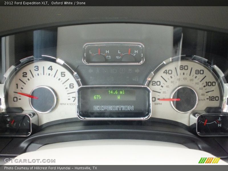 Oxford White / Stone 2012 Ford Expedition XLT