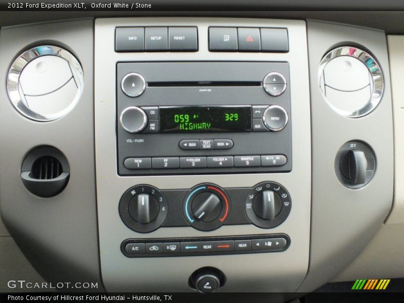 Oxford White / Stone 2012 Ford Expedition XLT