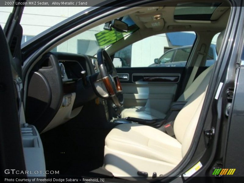 Alloy Metallic / Sand 2007 Lincoln MKZ Sedan