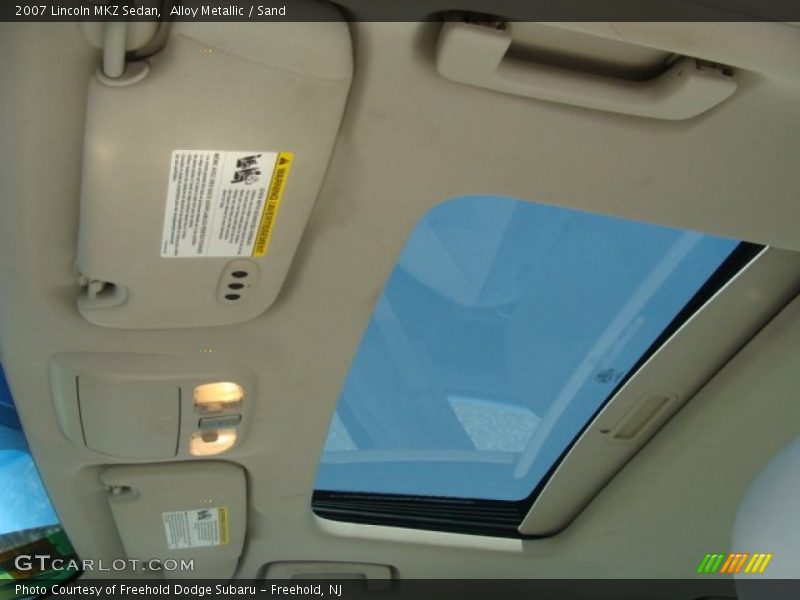 Alloy Metallic / Sand 2007 Lincoln MKZ Sedan