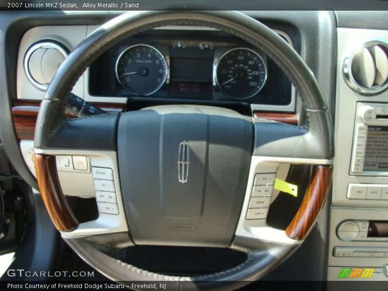 Alloy Metallic / Sand 2007 Lincoln MKZ Sedan