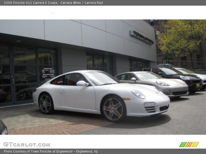 Carrara White / Carrera Red 2009 Porsche 911 Carrera S Coupe