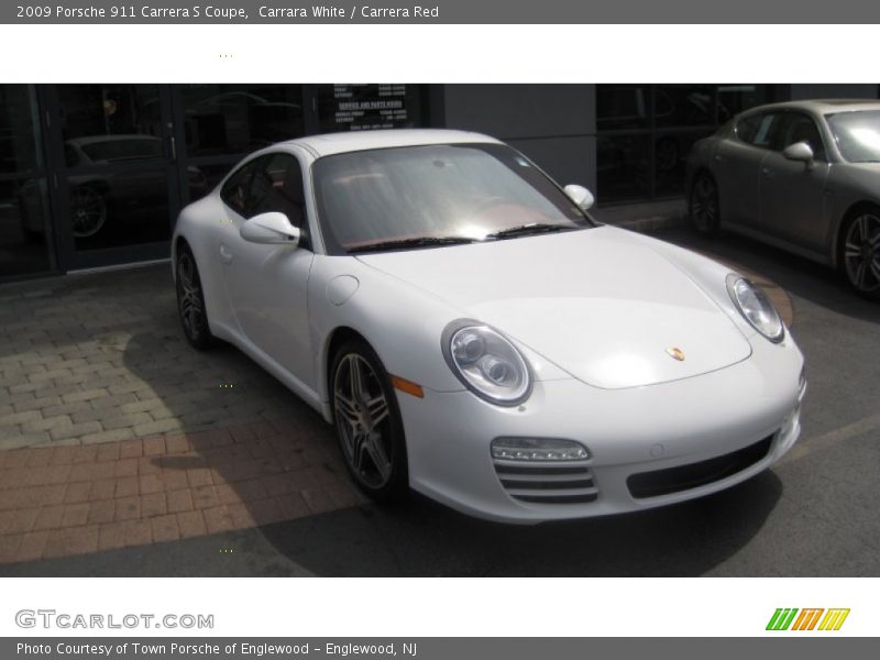 Carrara White / Carrera Red 2009 Porsche 911 Carrera S Coupe