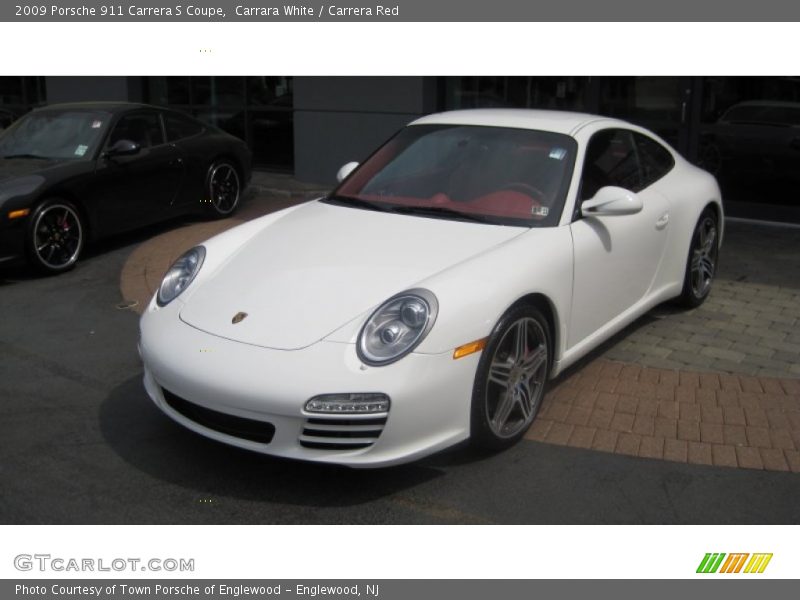 Carrara White / Carrera Red 2009 Porsche 911 Carrera S Coupe