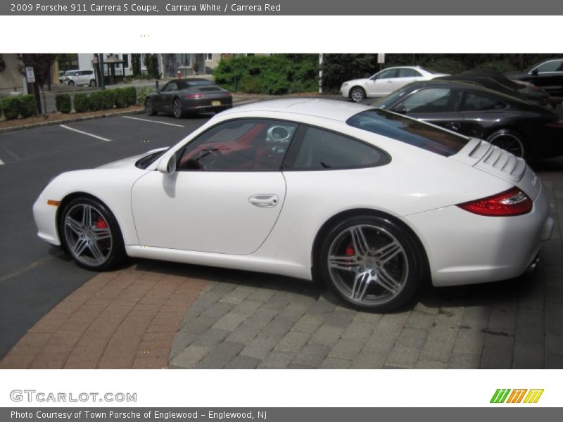 Carrara White / Carrera Red 2009 Porsche 911 Carrera S Coupe