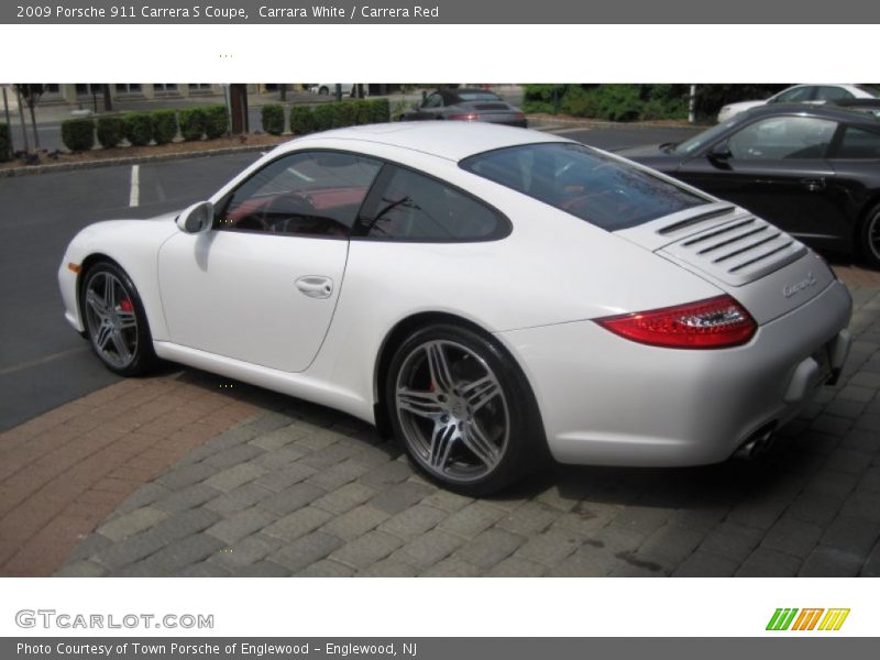 Carrara White / Carrera Red 2009 Porsche 911 Carrera S Coupe