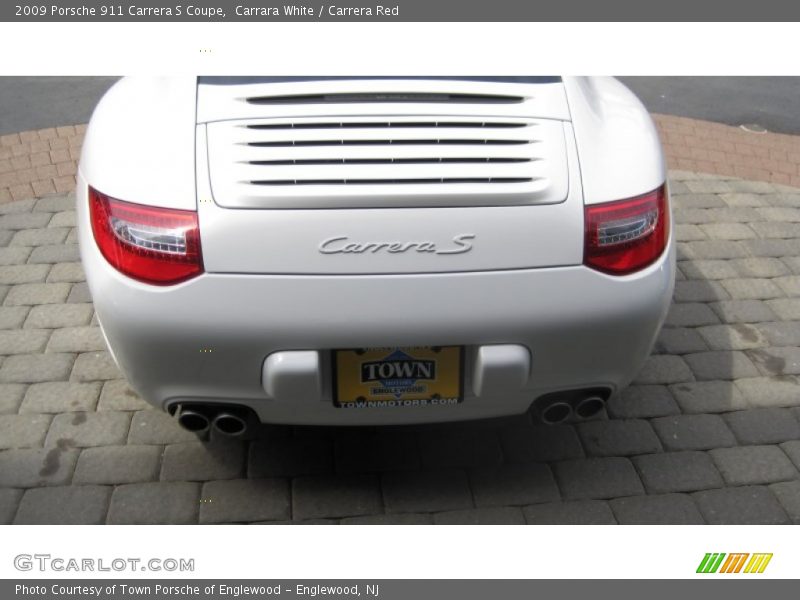 Carrara White / Carrera Red 2009 Porsche 911 Carrera S Coupe