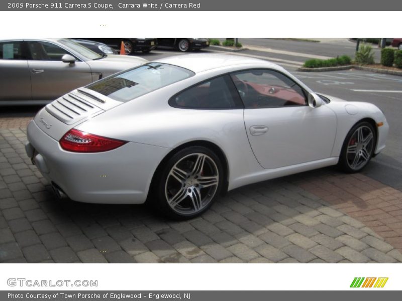 Carrara White / Carrera Red 2009 Porsche 911 Carrera S Coupe