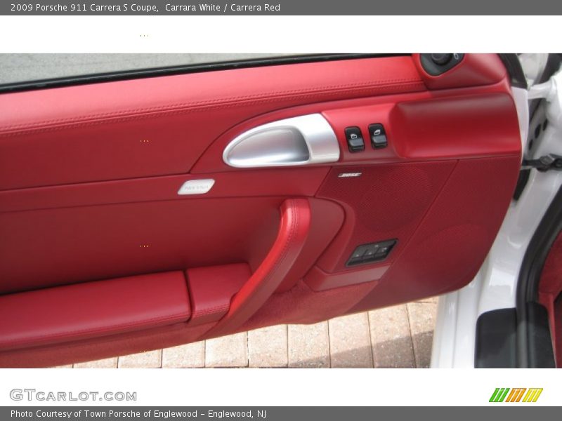Carrara White / Carrera Red 2009 Porsche 911 Carrera S Coupe