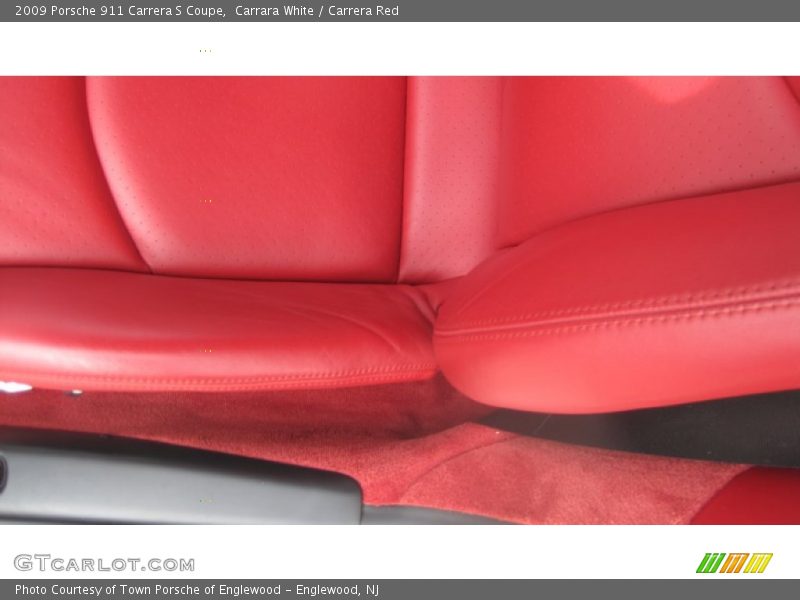 Carrara White / Carrera Red 2009 Porsche 911 Carrera S Coupe