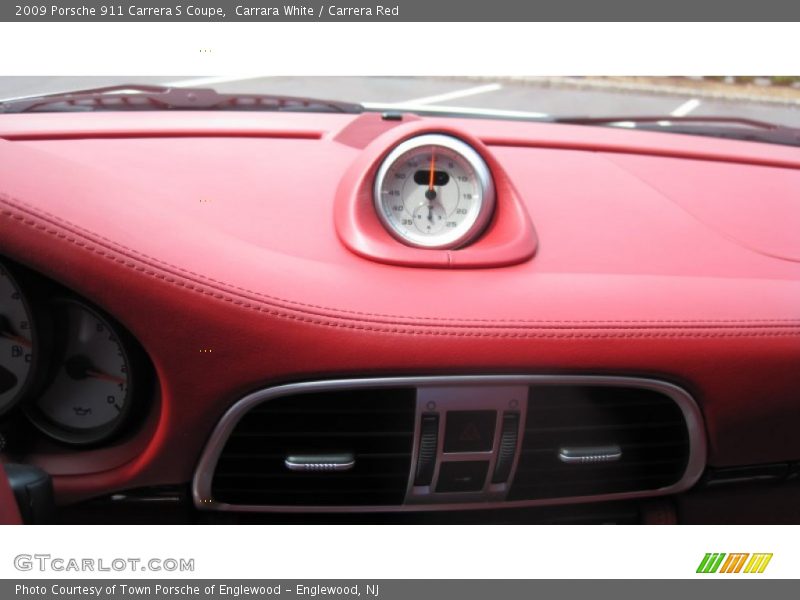 Carrara White / Carrera Red 2009 Porsche 911 Carrera S Coupe