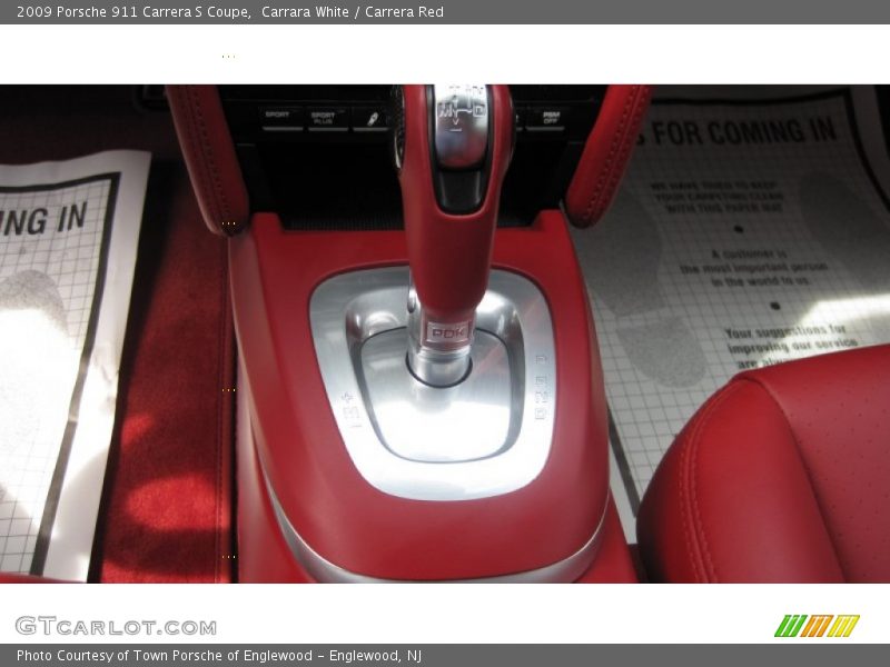 Carrara White / Carrera Red 2009 Porsche 911 Carrera S Coupe