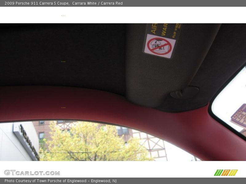 Carrara White / Carrera Red 2009 Porsche 911 Carrera S Coupe