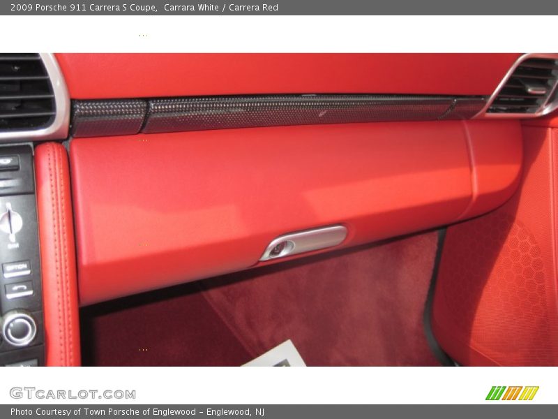 Carrara White / Carrera Red 2009 Porsche 911 Carrera S Coupe