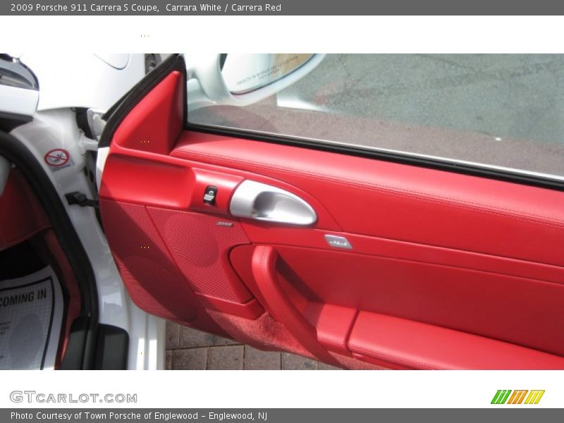 Carrara White / Carrera Red 2009 Porsche 911 Carrera S Coupe